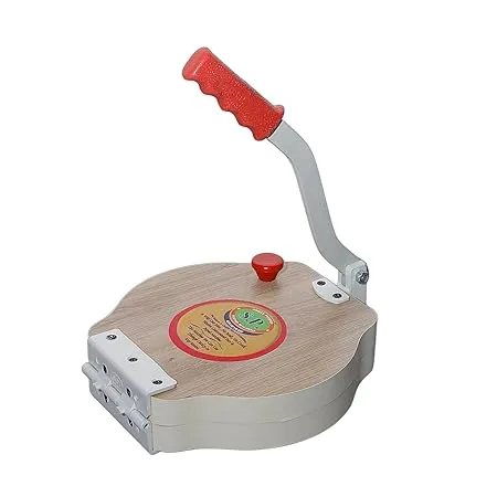 10 Inch Wooden Board Papad-Puri-khakhra Press Maker Plywood Machine with Iron Handle Roti Maker Press Machine
